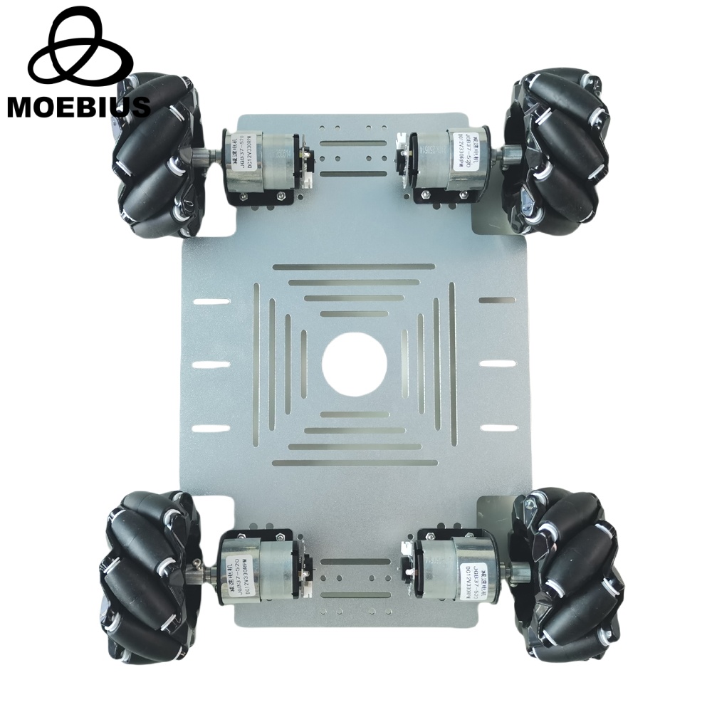 Robot Arm Kit - MOEBIUS 26KG Laadvermogen 4WD Mecanum Wiel