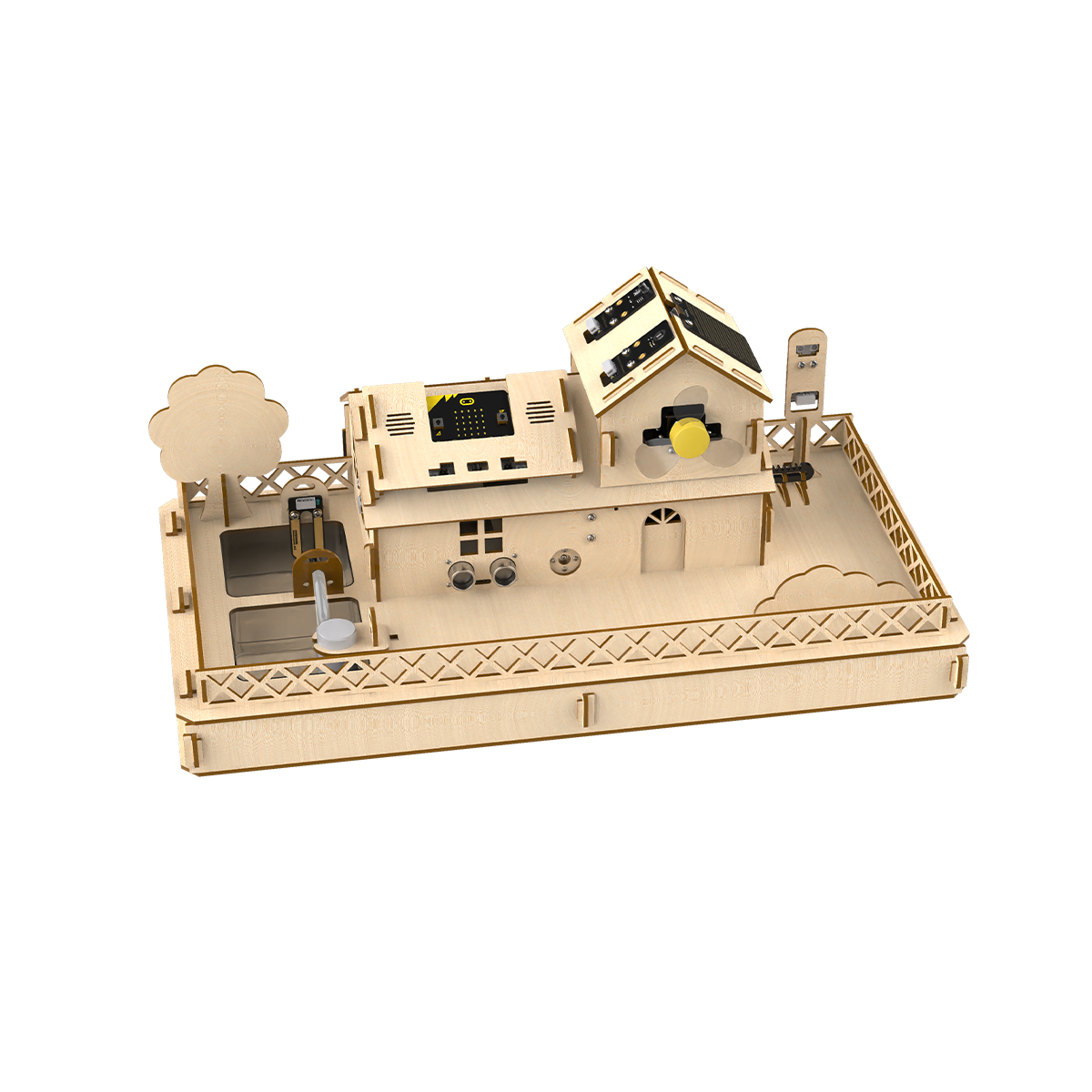 Microbit Robot - Hiwonder IoT Smart House Kit met