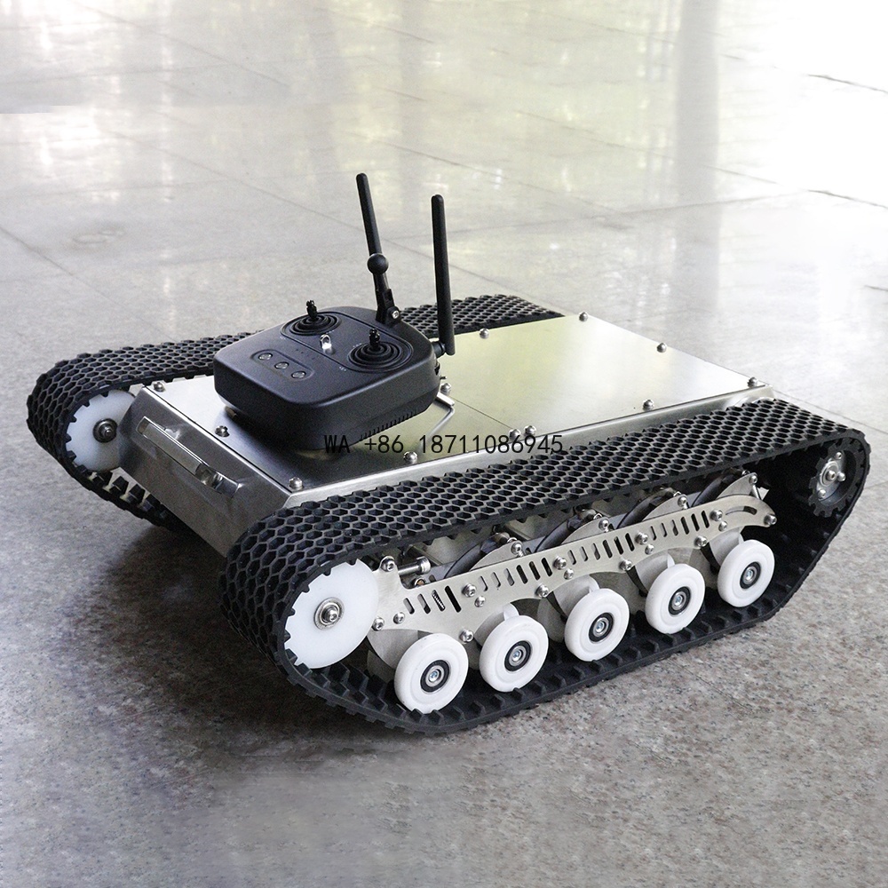 Robot Track - Rubbertrack robot chassis platform met uitstekende