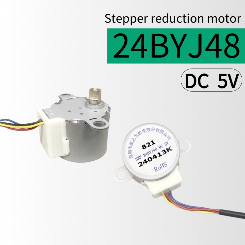 Dc Motor - 24BYJ48 DC 5V Stappenmotor Dubbele Platte
