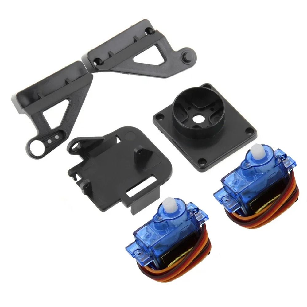 Pan Tilt Bracket - 1Set RC vliegtuig onderdelen stuurinrichting Pan