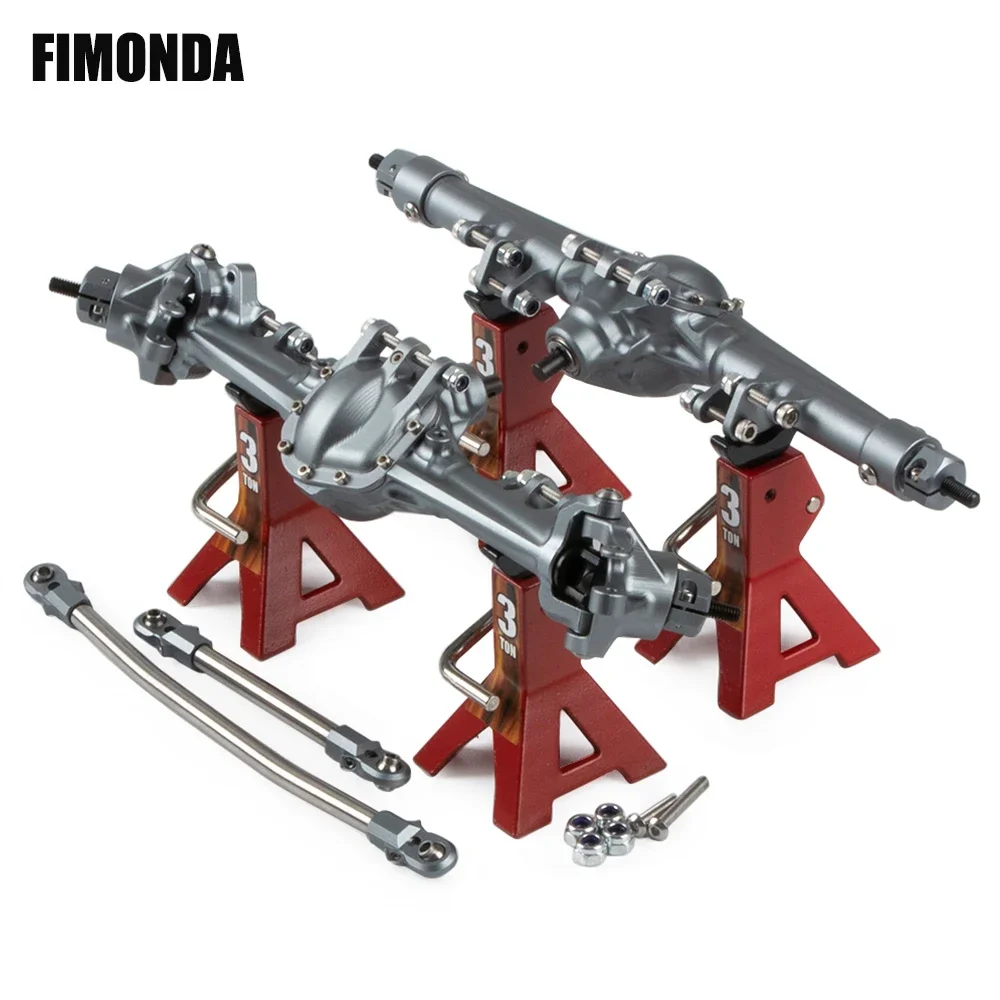 Servo Bracket - Geïntegreerde CNC aluminium voor-achteras met optionele