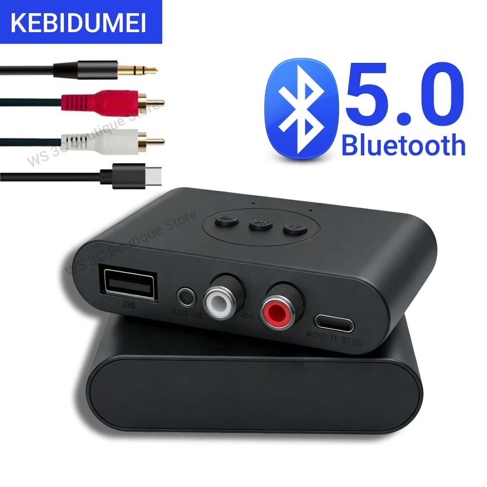 Robot Bluetooth Car - NFC Bluetooth 5.0 Audio-ontvanger U-disk RCA