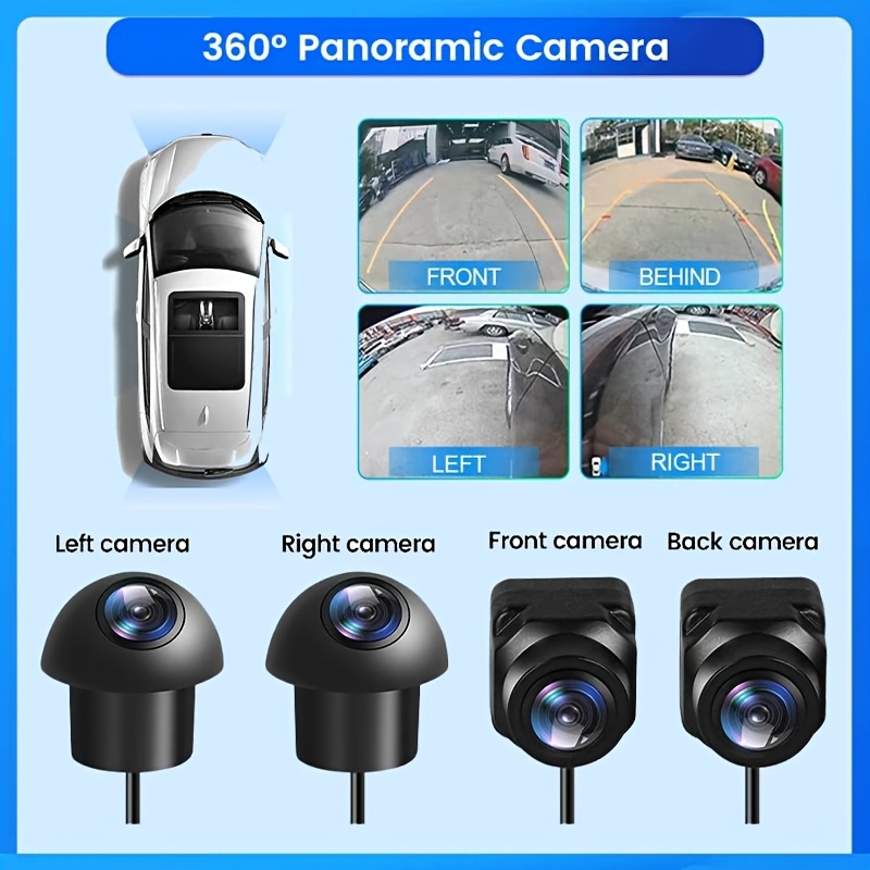 Infrared Obstacle Sensor - Ultieme 360 ° Panoramische cameraset 4CH