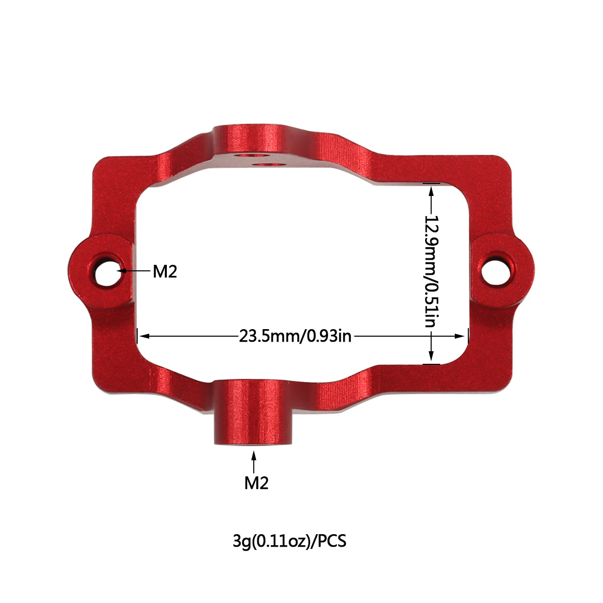 Aluminium Cnc Trx 4M Servo Mou - Servo Bracket recensie en prijs