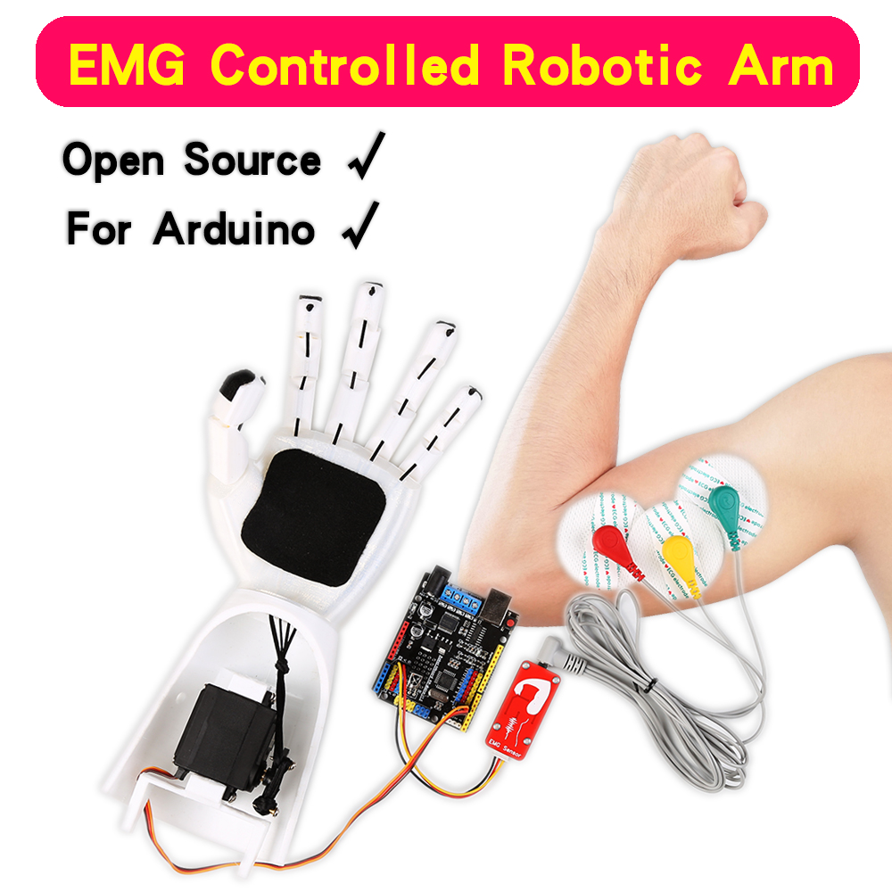 Emg Sensor Robotarm Elektrisch - Robot Arm Kit recensie en prijs