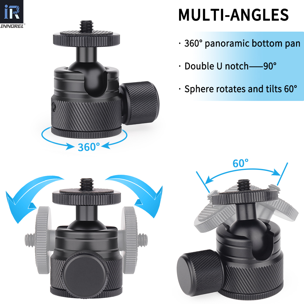 Mini-balhoofd-INNOREL C19 CNC  - Pan Tilt Bracket recensie en prijs