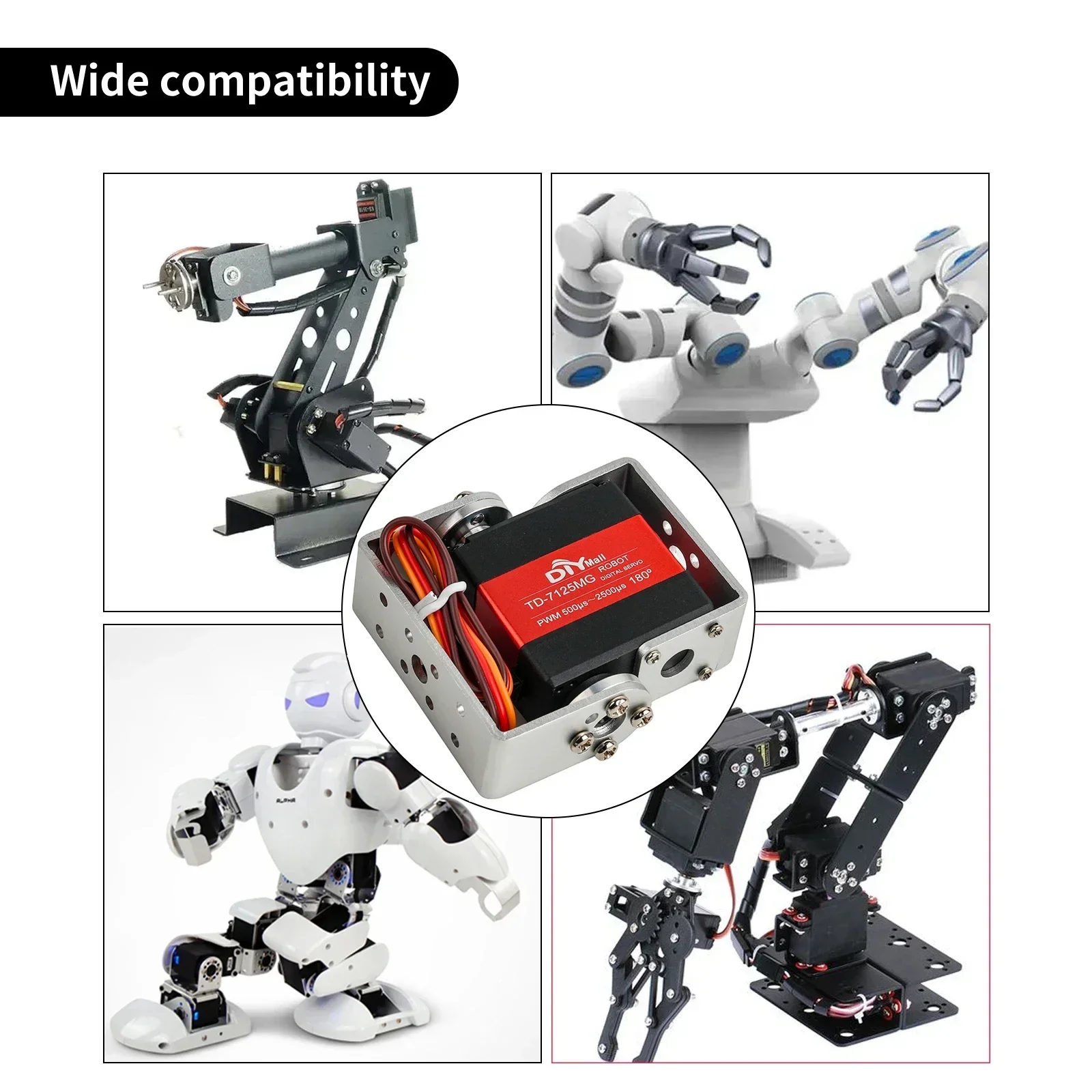 Digitale Dual Shaft Servo 15kg - Servo Bracket recensie en prijs