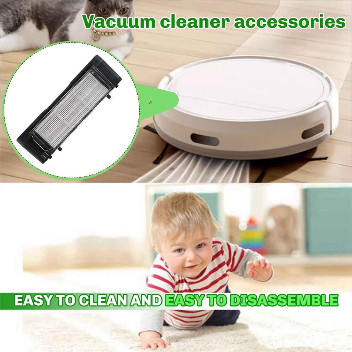 CHFL 2-in-1 watertank en stofb - Robot Vacuum recensie en prijs