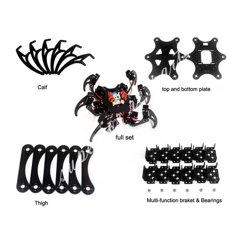18 DOF Aluminium Hexapod Spide - Arduino Robot recensie en prijs