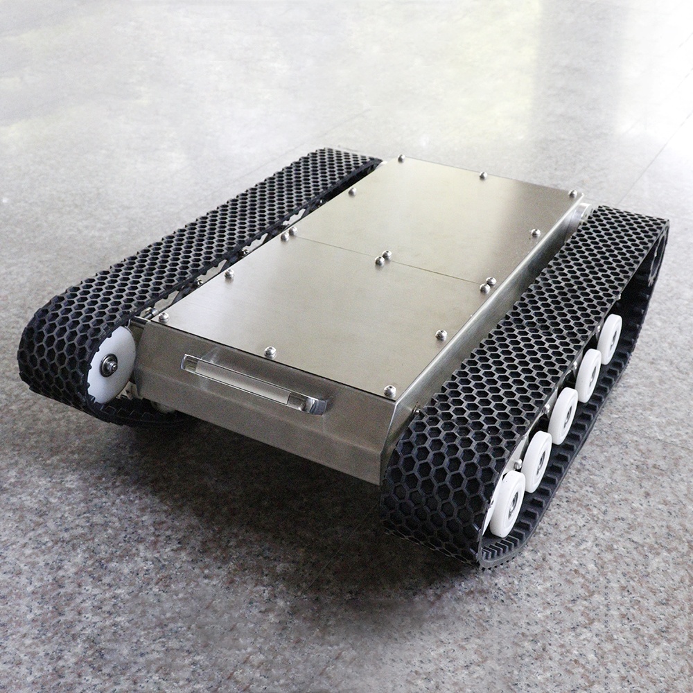 Rubbertrack robot chassis plat - Robot Track recensie en prijs