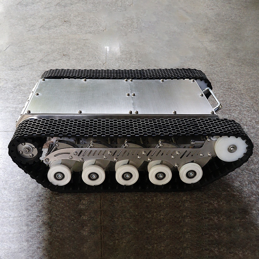 Rubbertrack robot chassis plat - Robot Track recensie en prijs