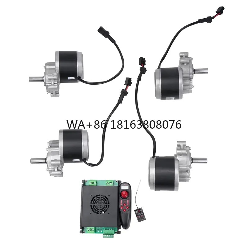 4WD borstelmotorset 24V 250W 7 - Robotics Kit recensie en prijs