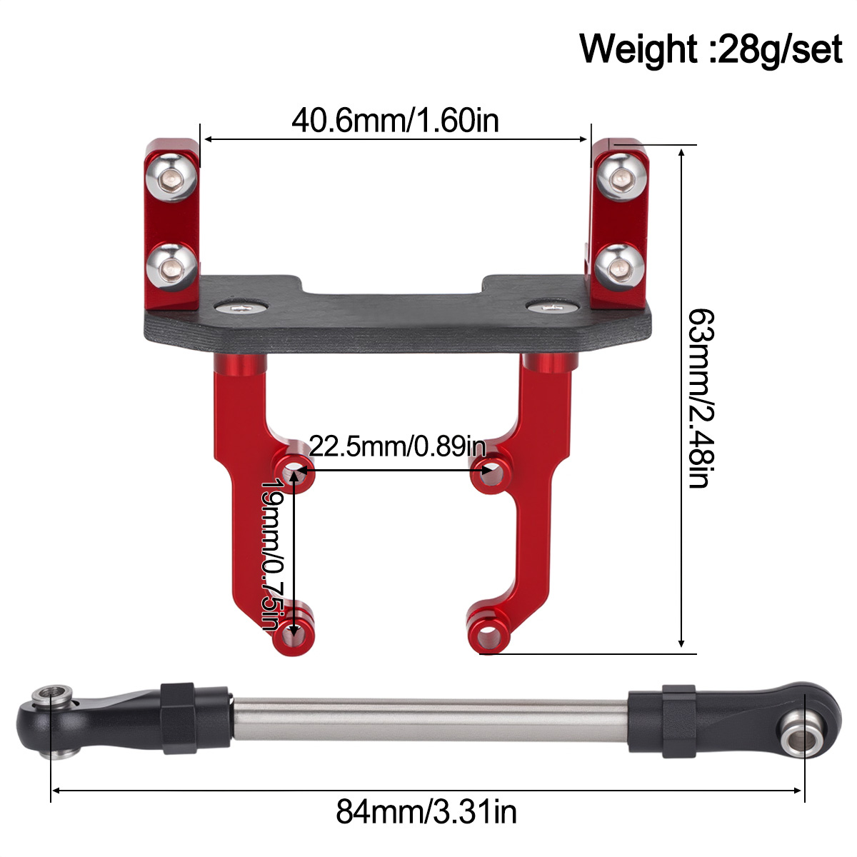 Aluminiumlegering Servo Mount  - Servo Bracket recensie en prijs