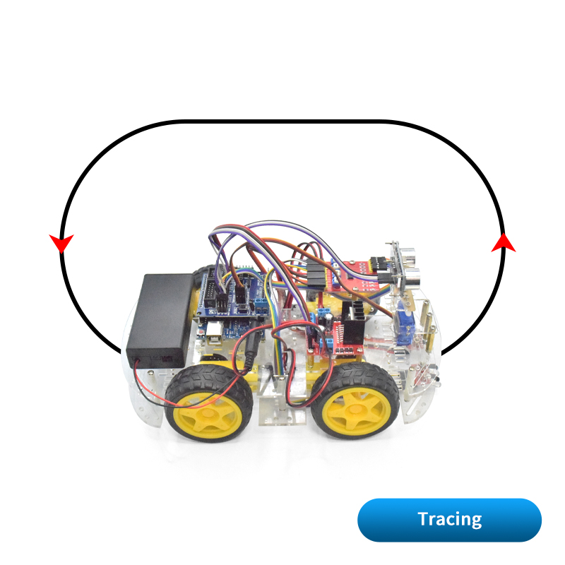 4WD Smart Robot Car Chassis Ki - Tracked Robot Chassis recensie en prijs