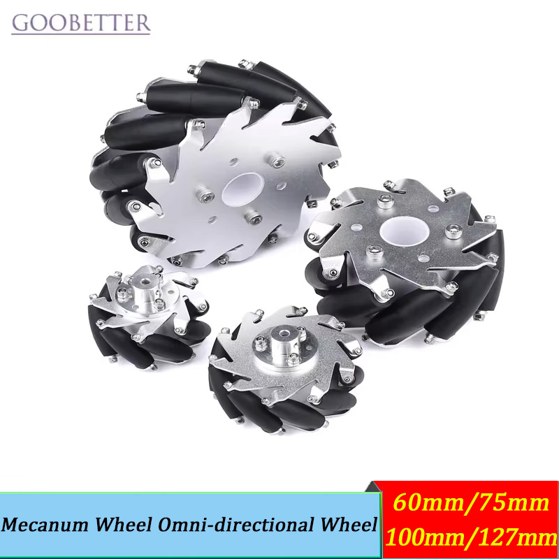 4 stuks 60-127mm Mecanum Wiele - Ros Robot recensie en prijs