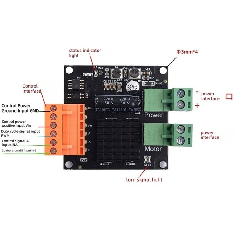 AT02-12V 24V 16A krachtige DC- - Motor Driver Module recensie en prijs