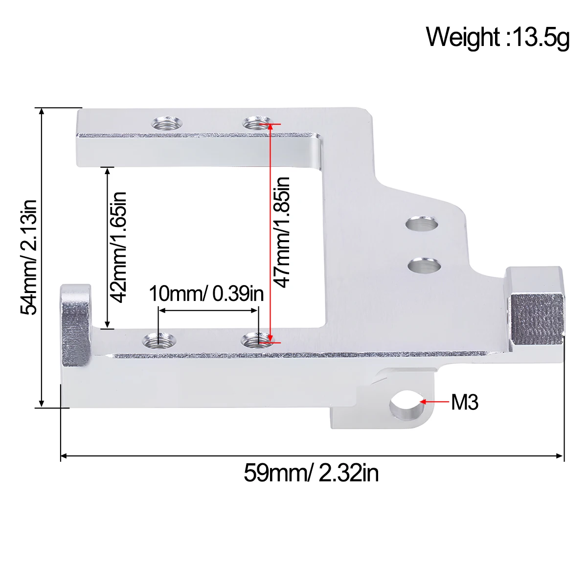 1PC Aluminium Servo Bevestigin - Servo Bracket recensie en prijs