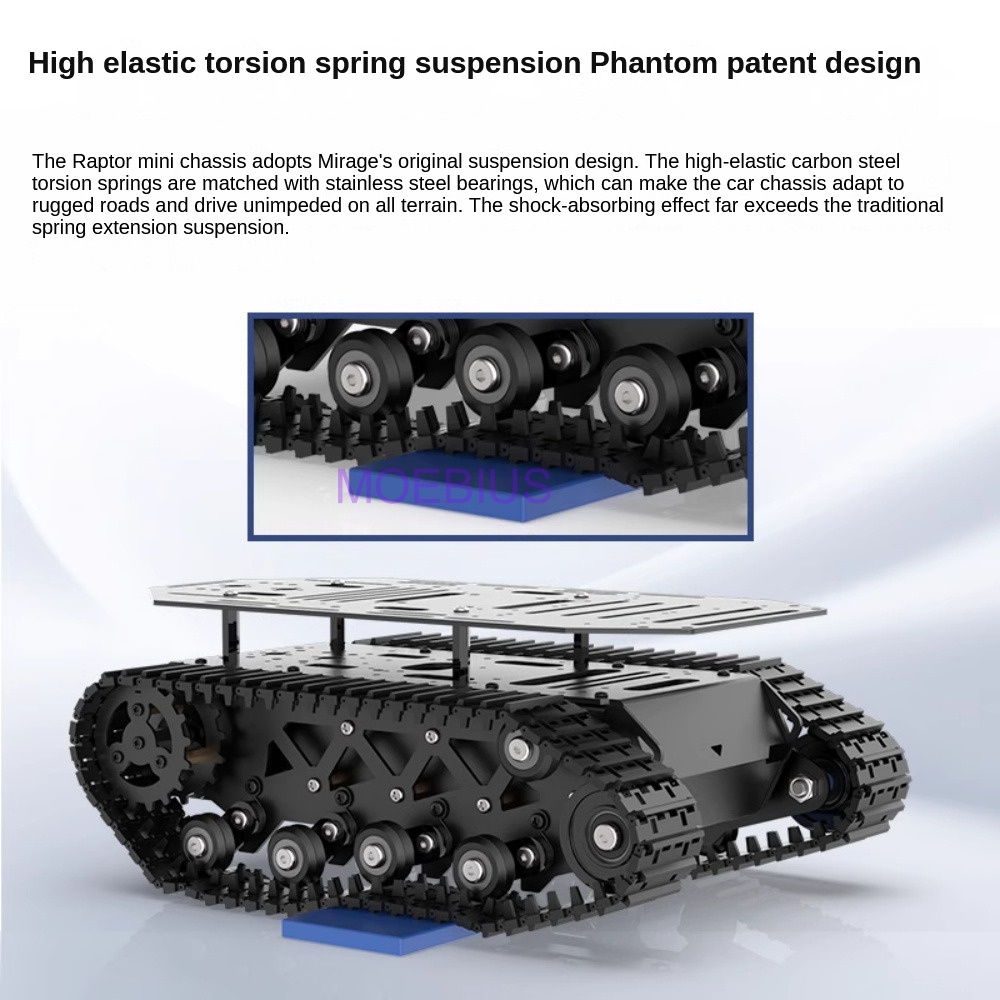 10Kg Laadvermogen Metalen Scho - Tracked Robot Chassis recensie en prijs