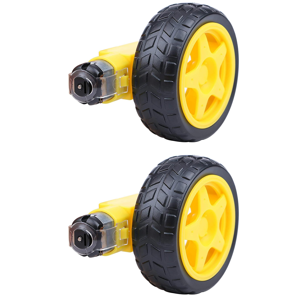 2 STKS TT Motor met Leads, DC  - Microbit Robot recensie en prijs